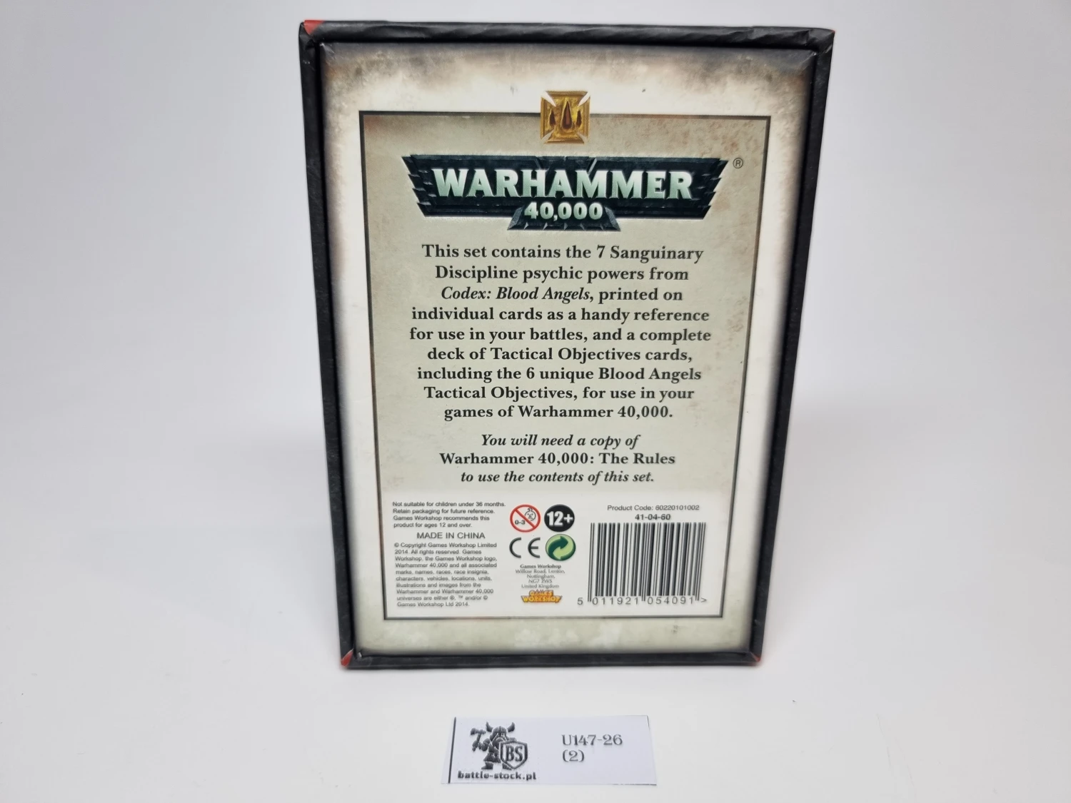 40k karty blood angles