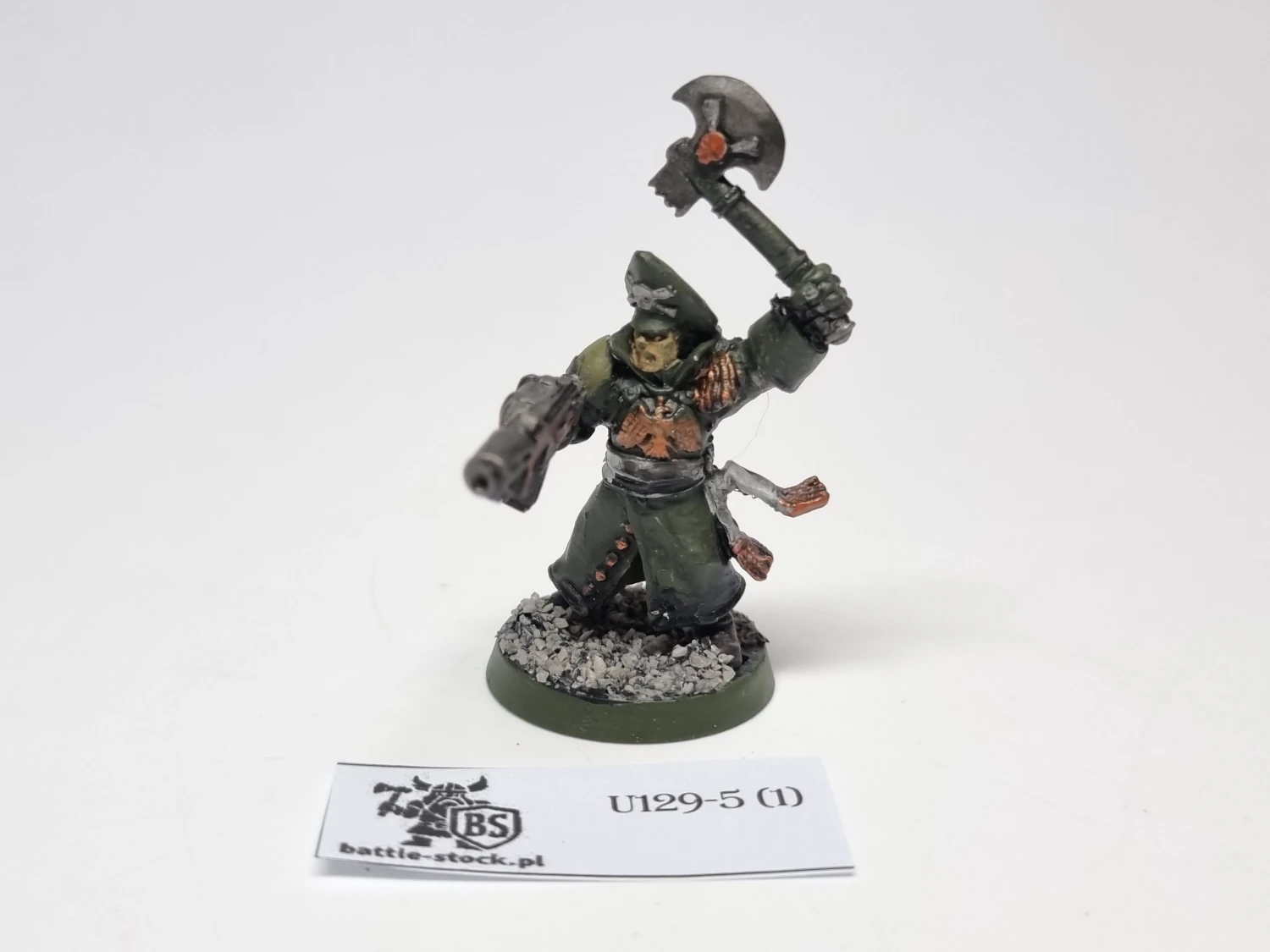commissar metal z rączką plastikową