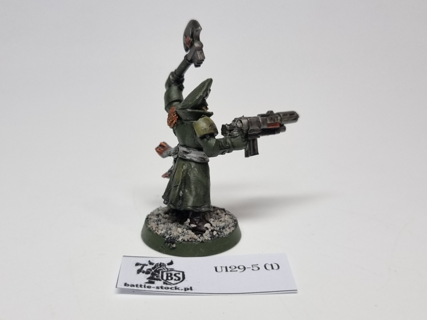 commissar metal z rączką plastikową