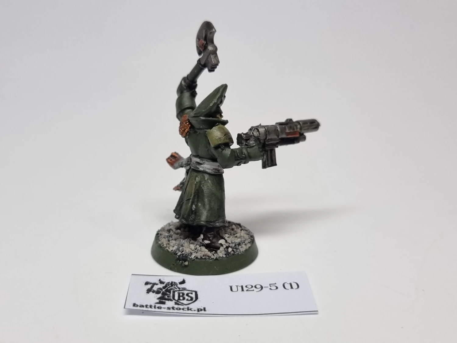 commissar metal z rączką plastikową