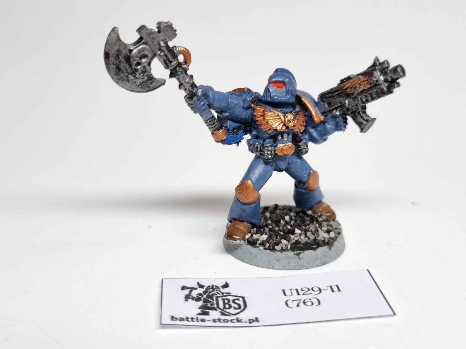 veteran sergeant with power axe - zamienna rączka z boltem