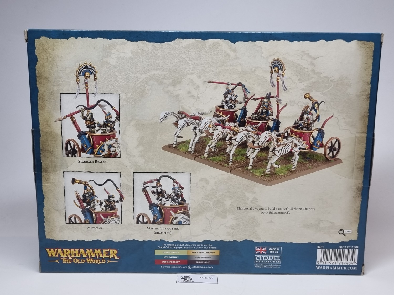 TK skeleton chariots