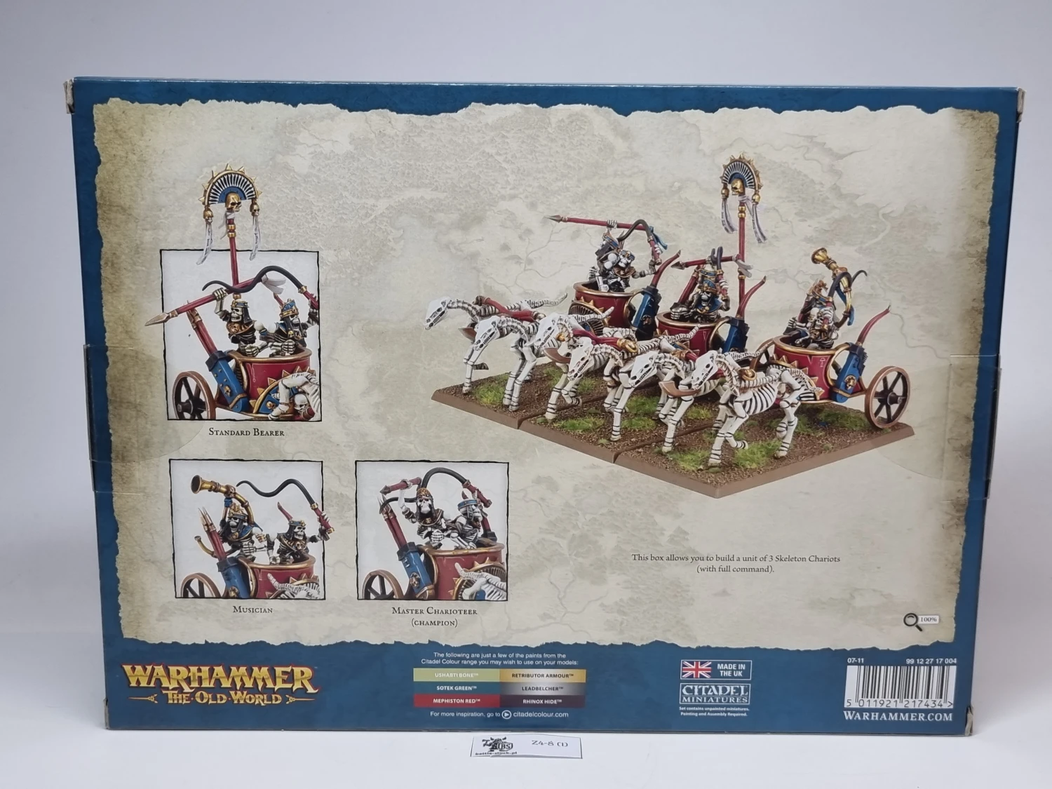 TK skeleton chariots