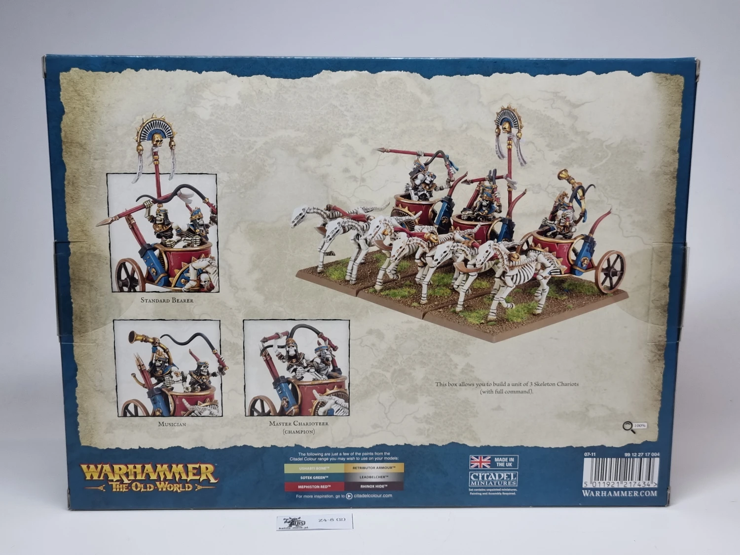 TK skeleton chariots
