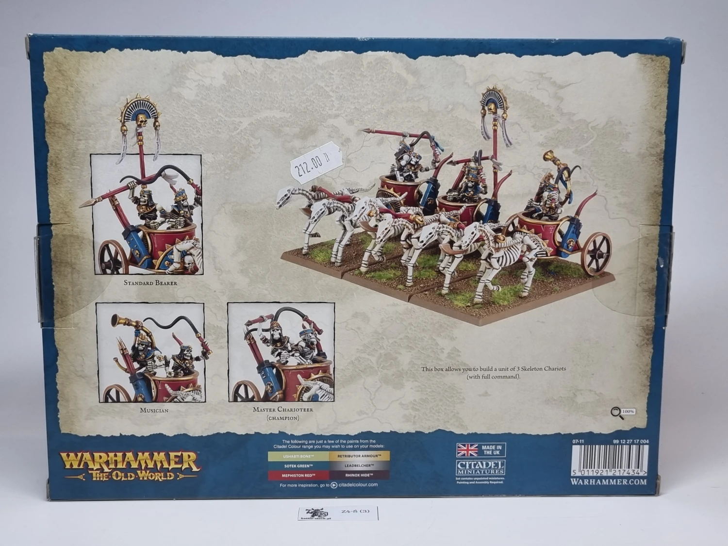 TK skeleton chariots