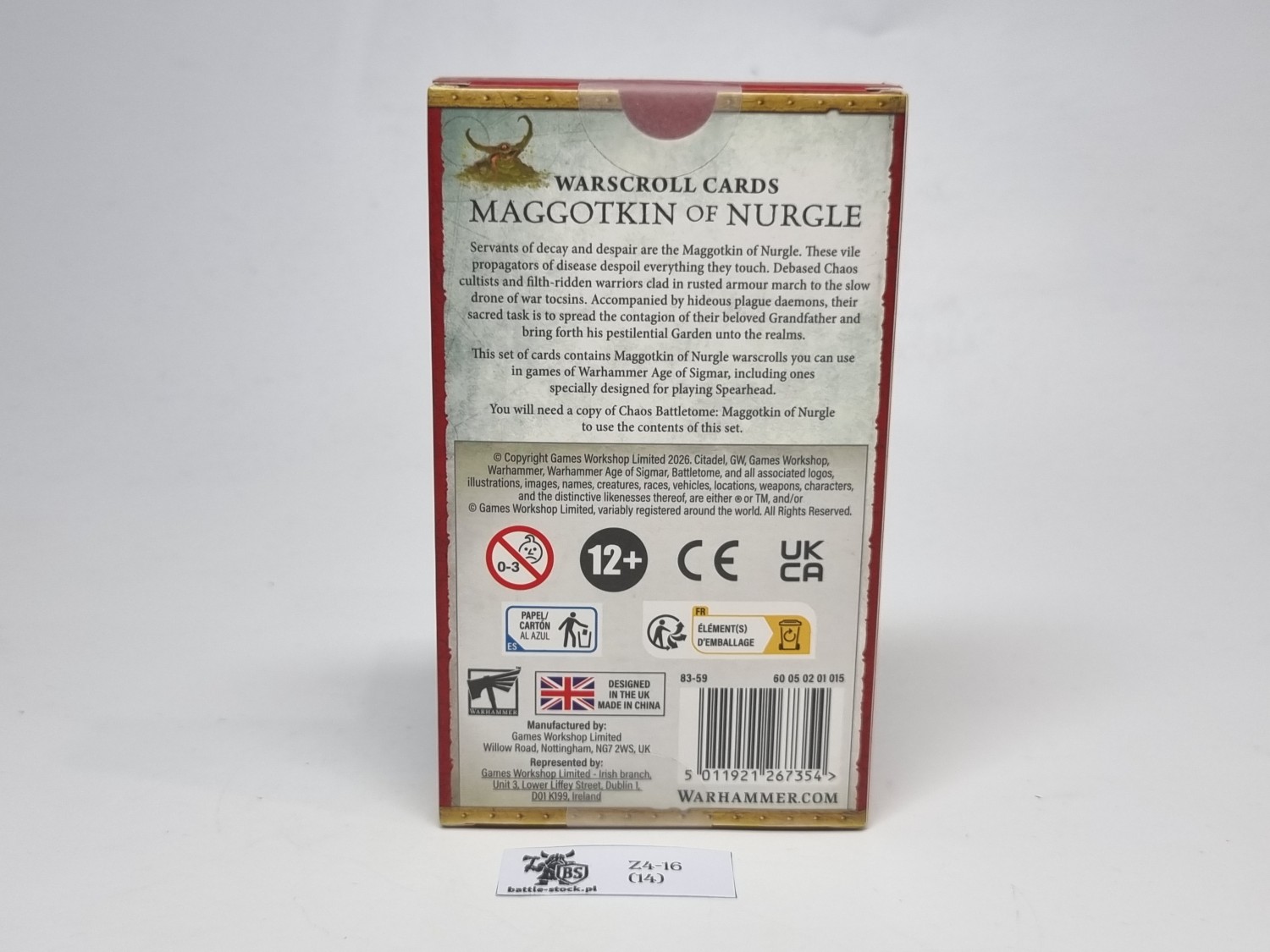 warscroll cards maggotkin of nurgle
