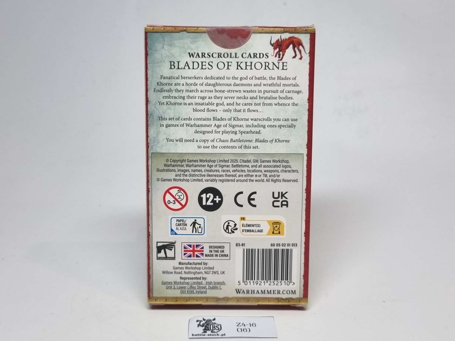 warscroll cards blades of khorne