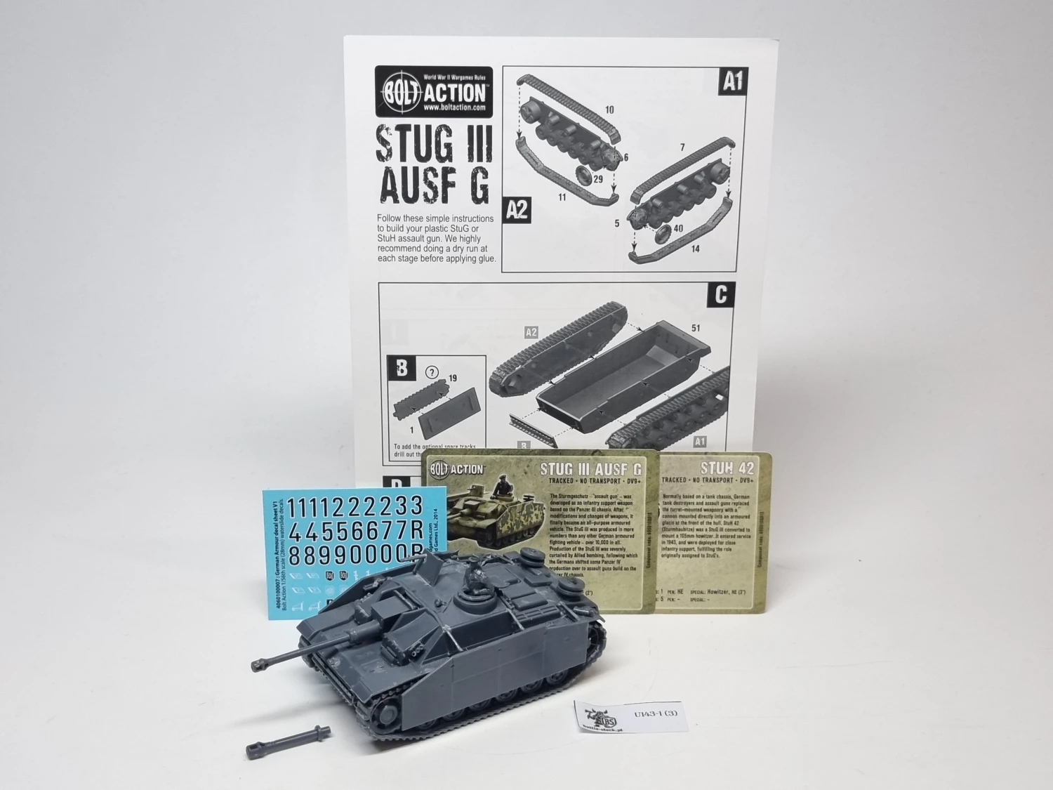 bolt action stug III ausf G