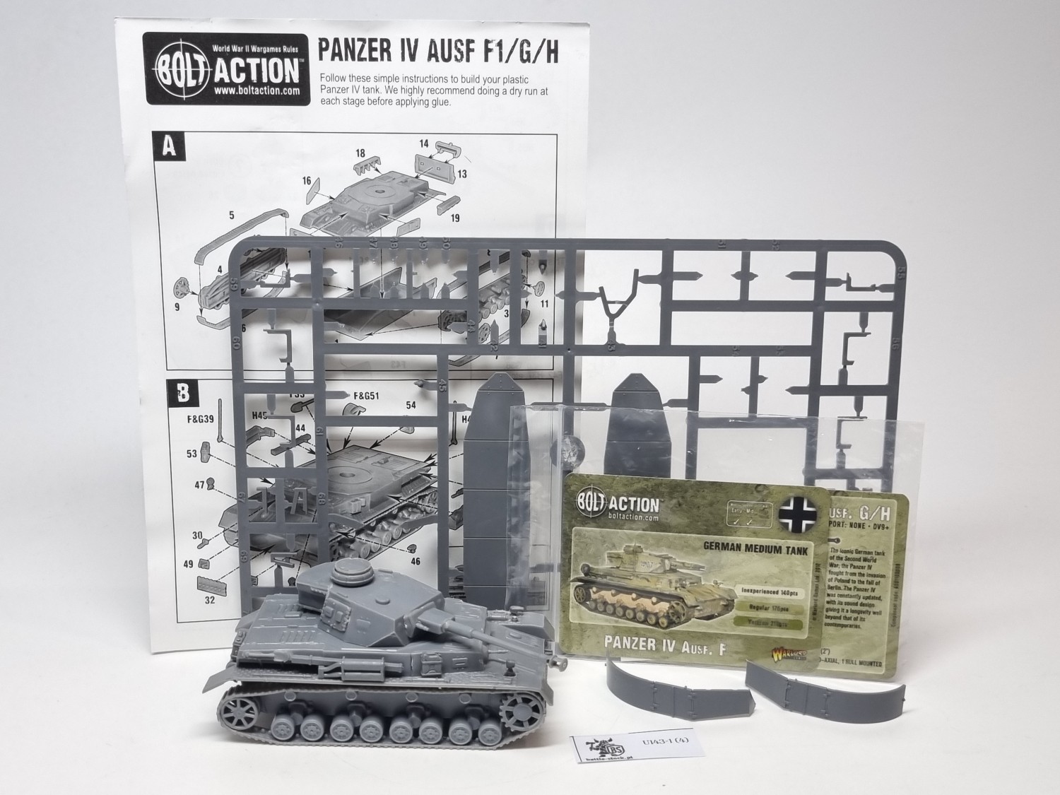 bolt action panzer IV ausf F1/G/H