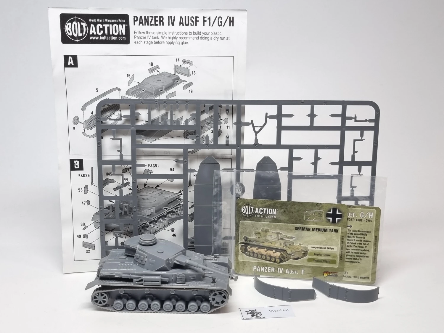 bolt action panzer IV ausf F1/G/H
