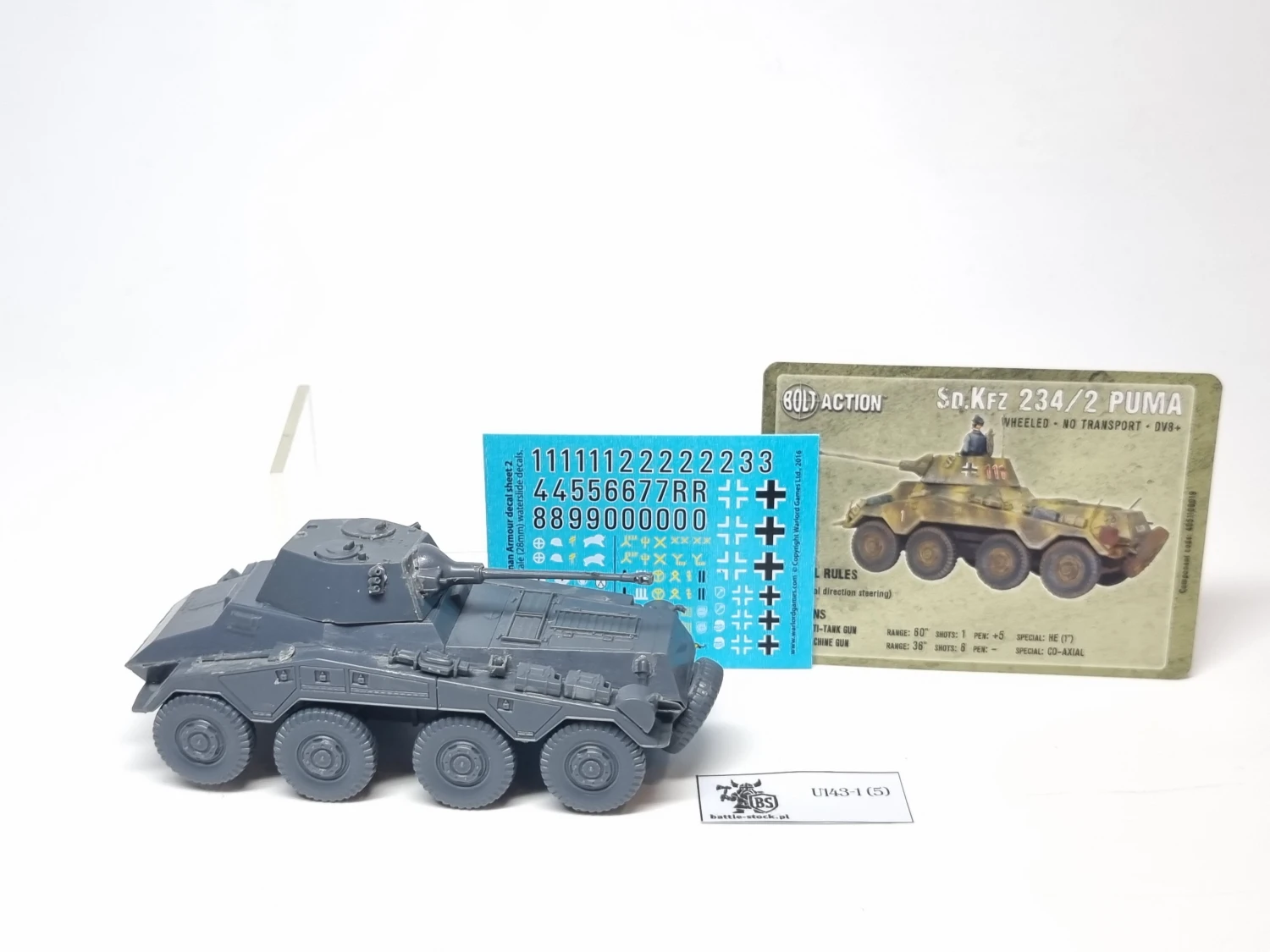 bolt action SD.KFZ 234/2 Puma