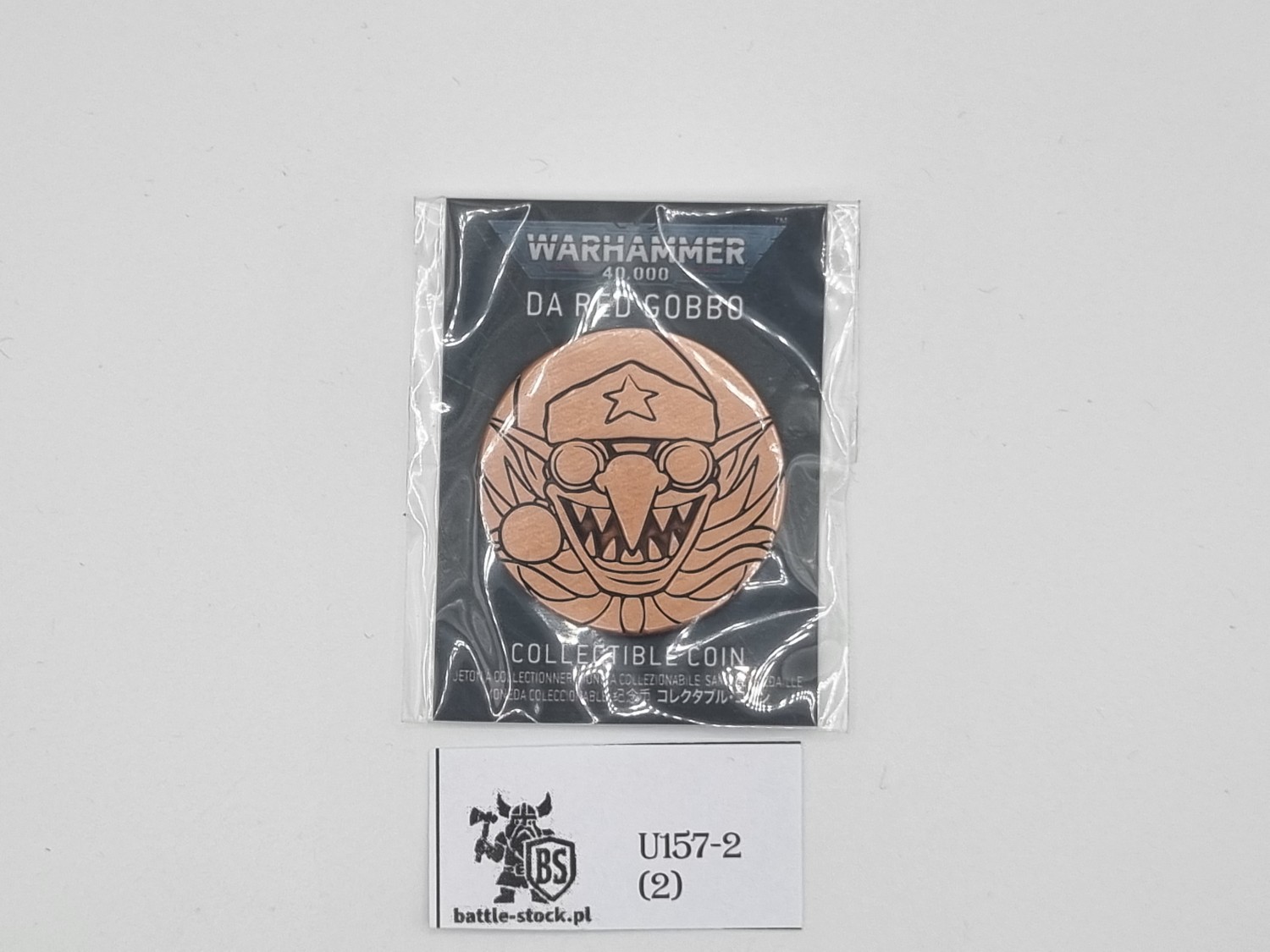 collectible coin warhammer Da red Gobbo