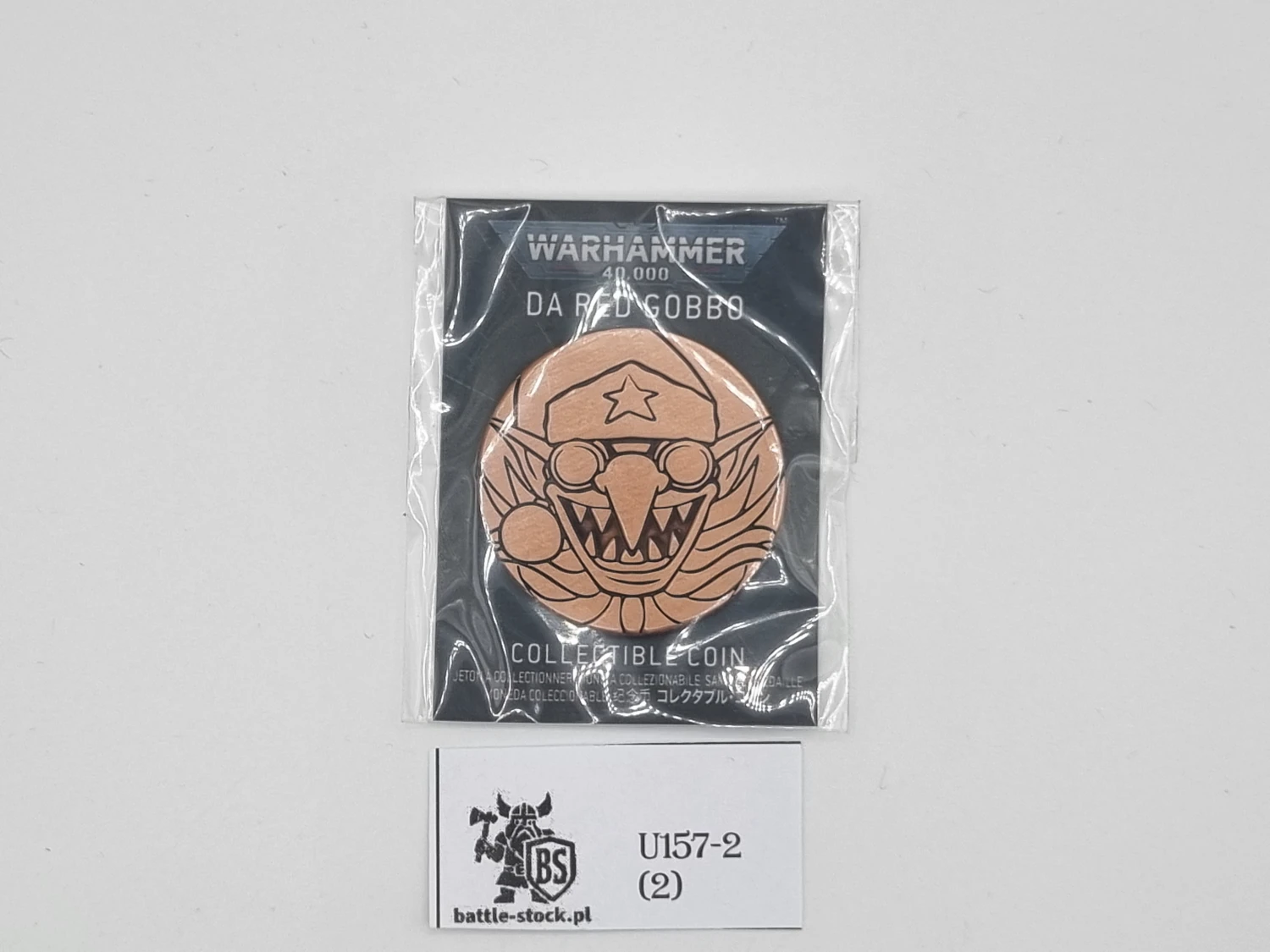 collectible coin warhammer Da red Gobbo