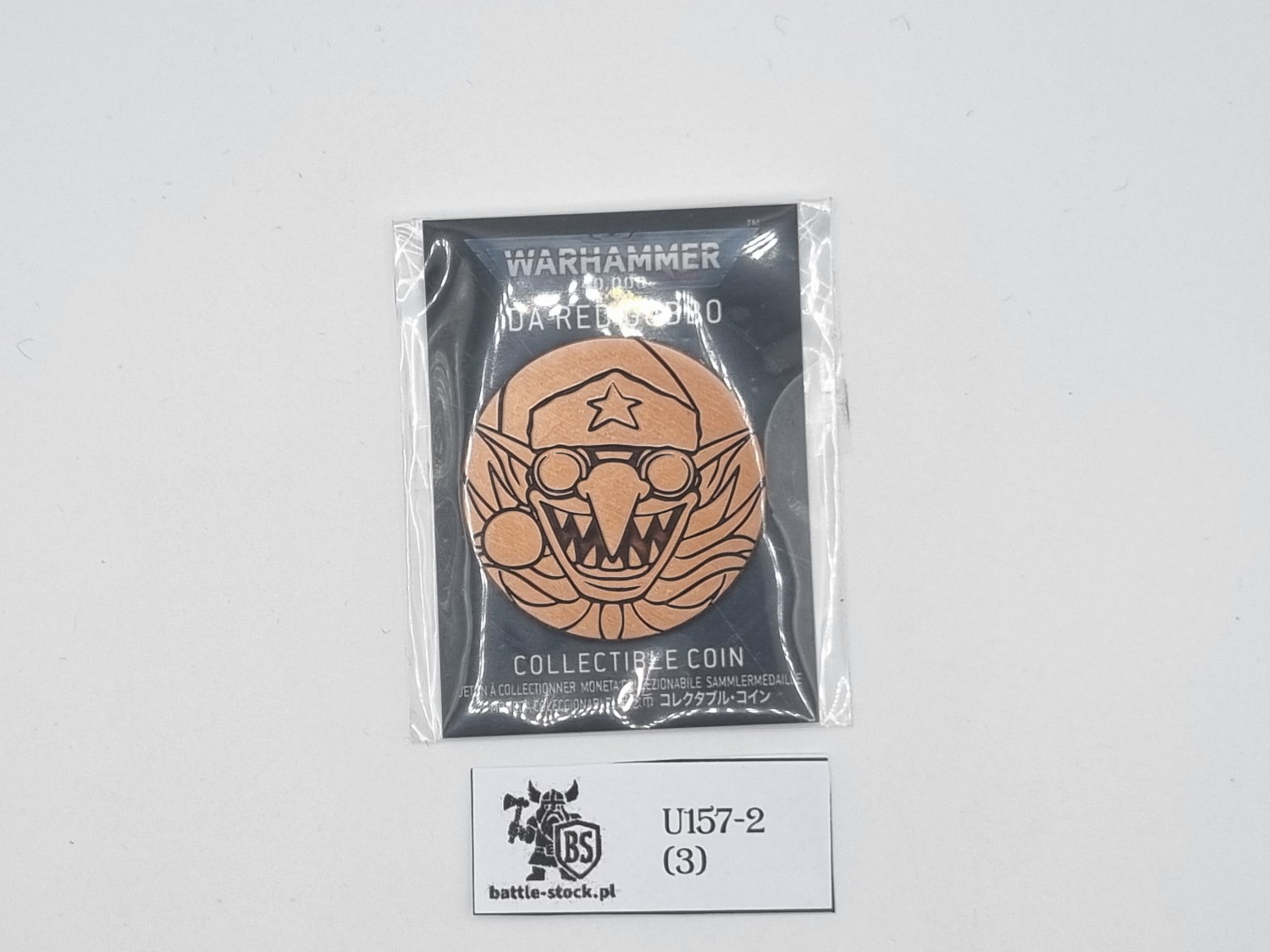 collectible coin warhammer Da red Gobbo