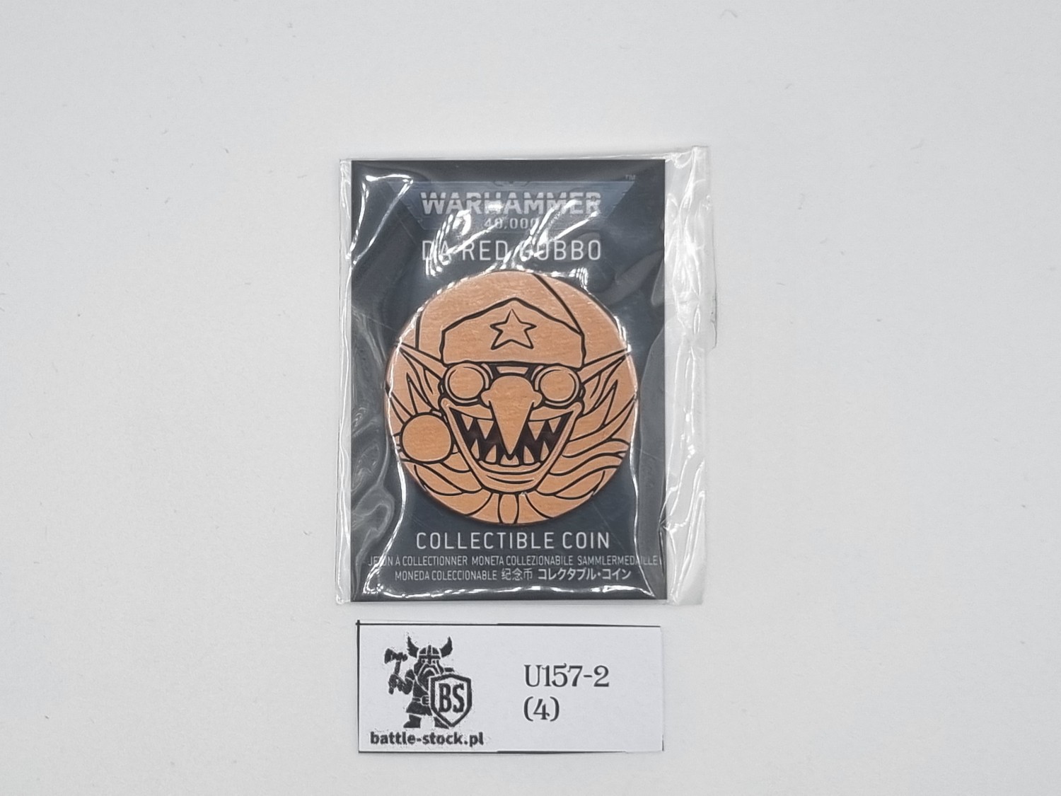 collectible coin warhammer Da red Gobbo
