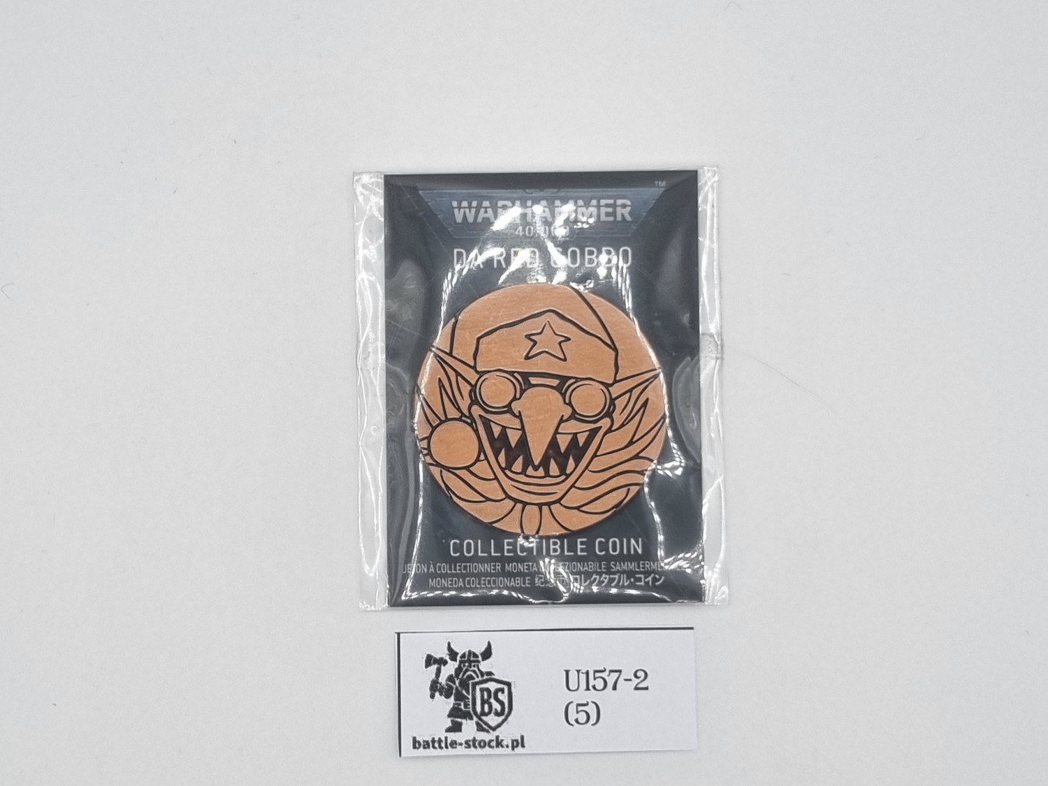 collectible coin warhammer Da red Gobbo