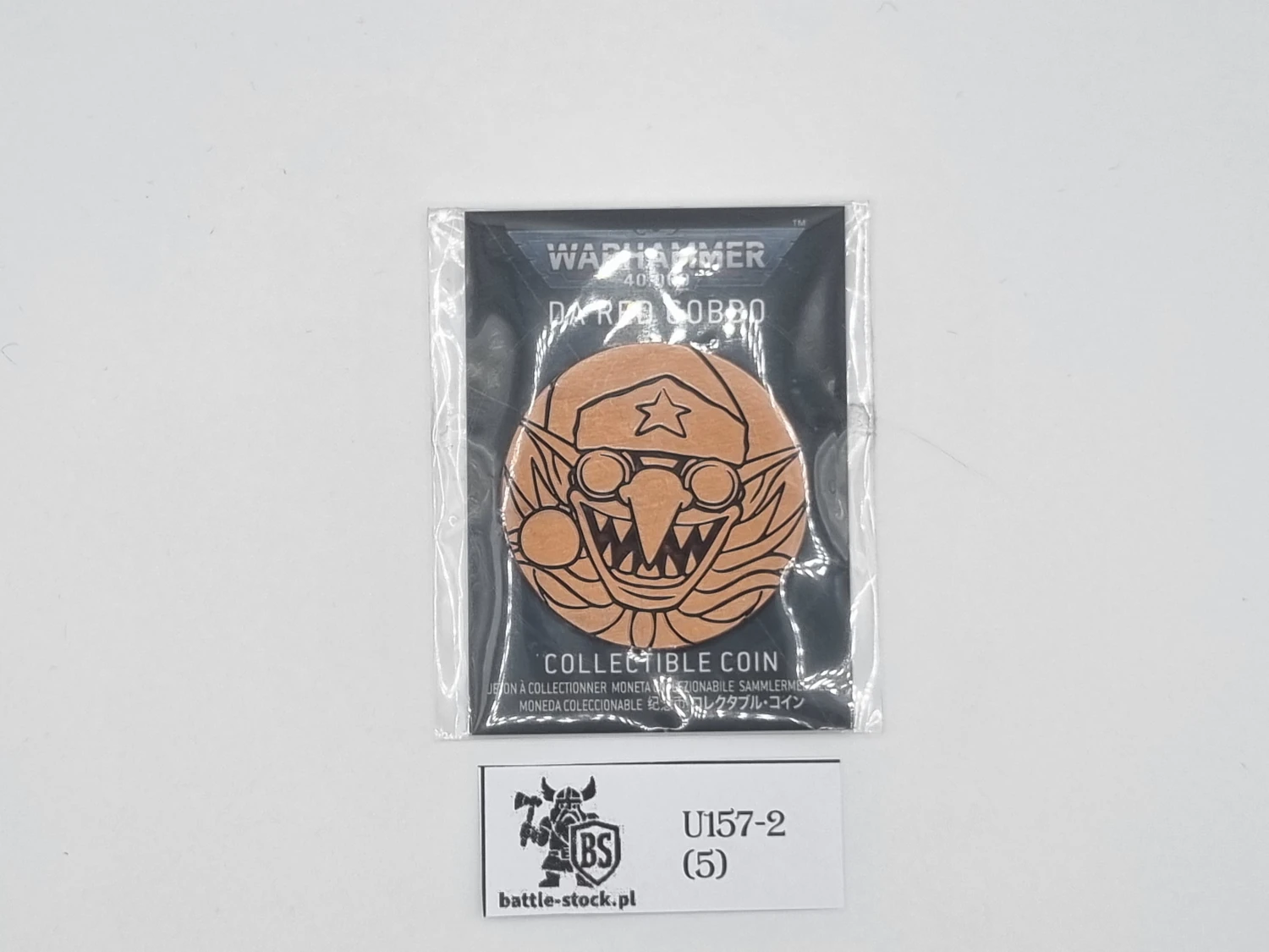 collectible coin warhammer Da red Gobbo