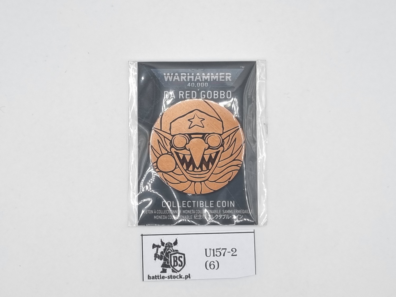 collectible coin warhammer Da red Gobbo