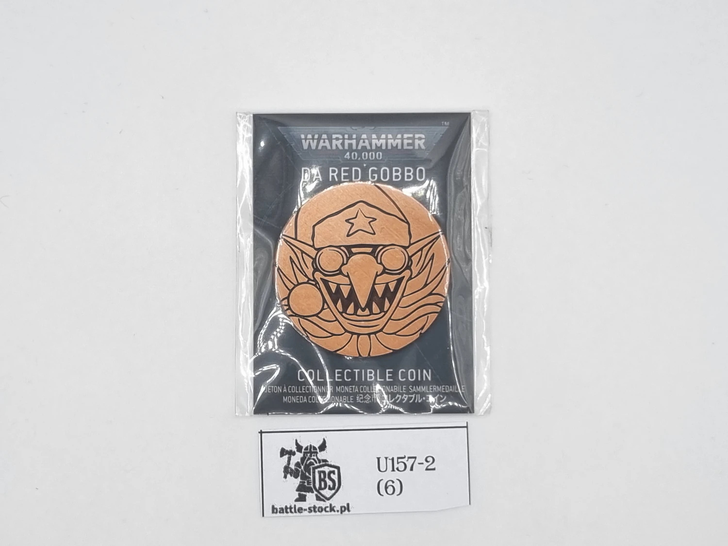 collectible coin warhammer Da red Gobbo