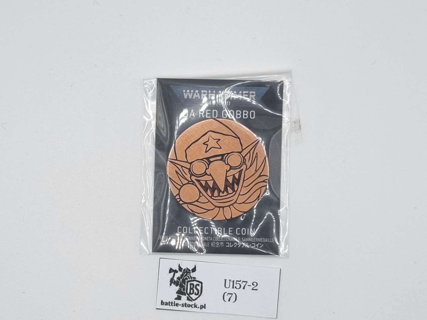 collectible coin warhammer Da red Gobbo