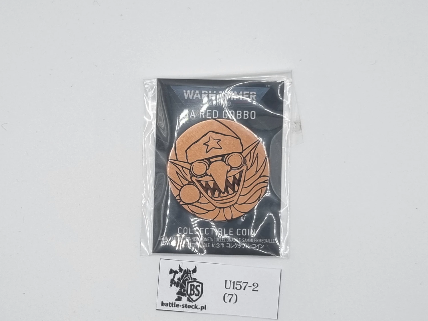 collectible coin warhammer Da red Gobbo