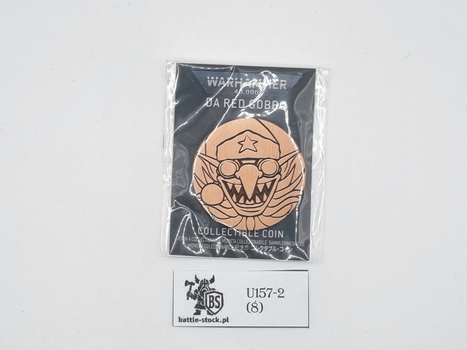 collectible coin warhammer Da red Gobbo