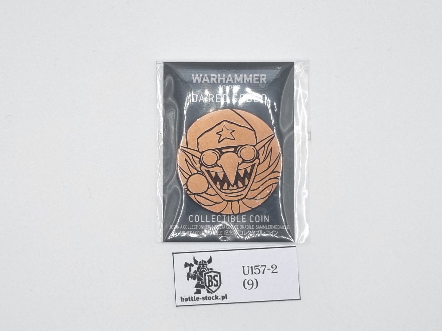 collectible coin warhammer Da red Gobbo