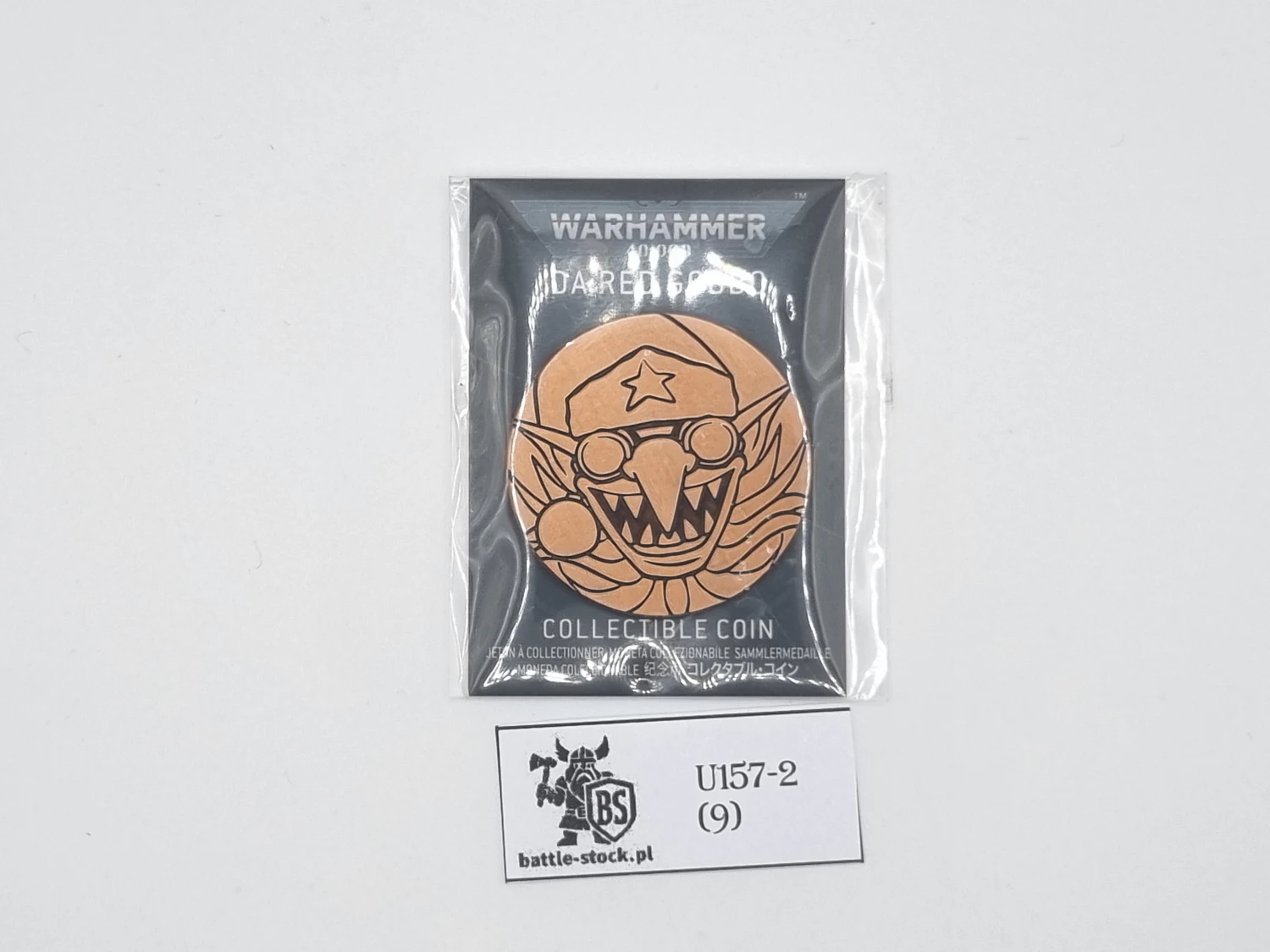 collectible coin warhammer Da red Gobbo