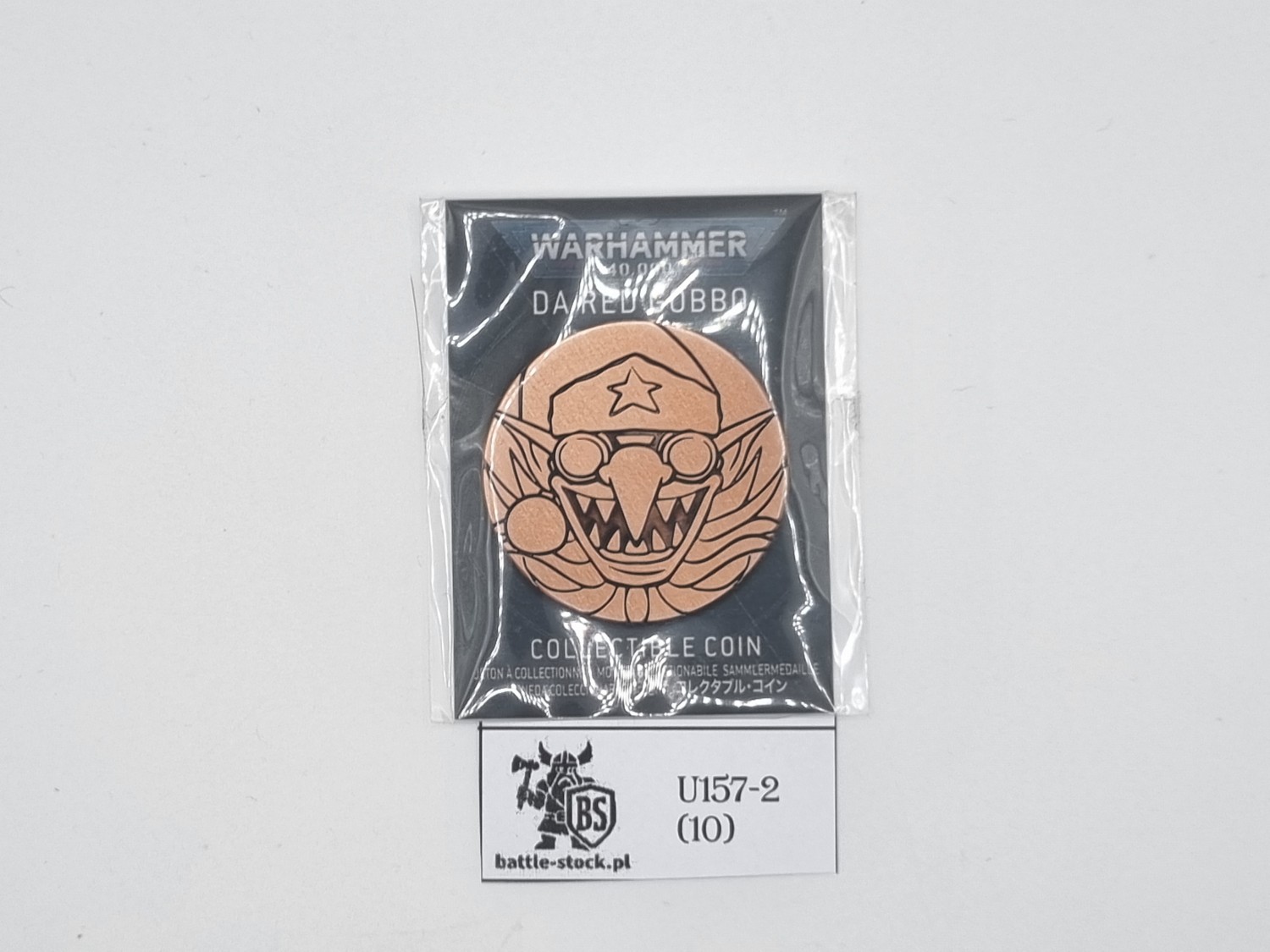 collectible coin warhammer Da red Gobbo