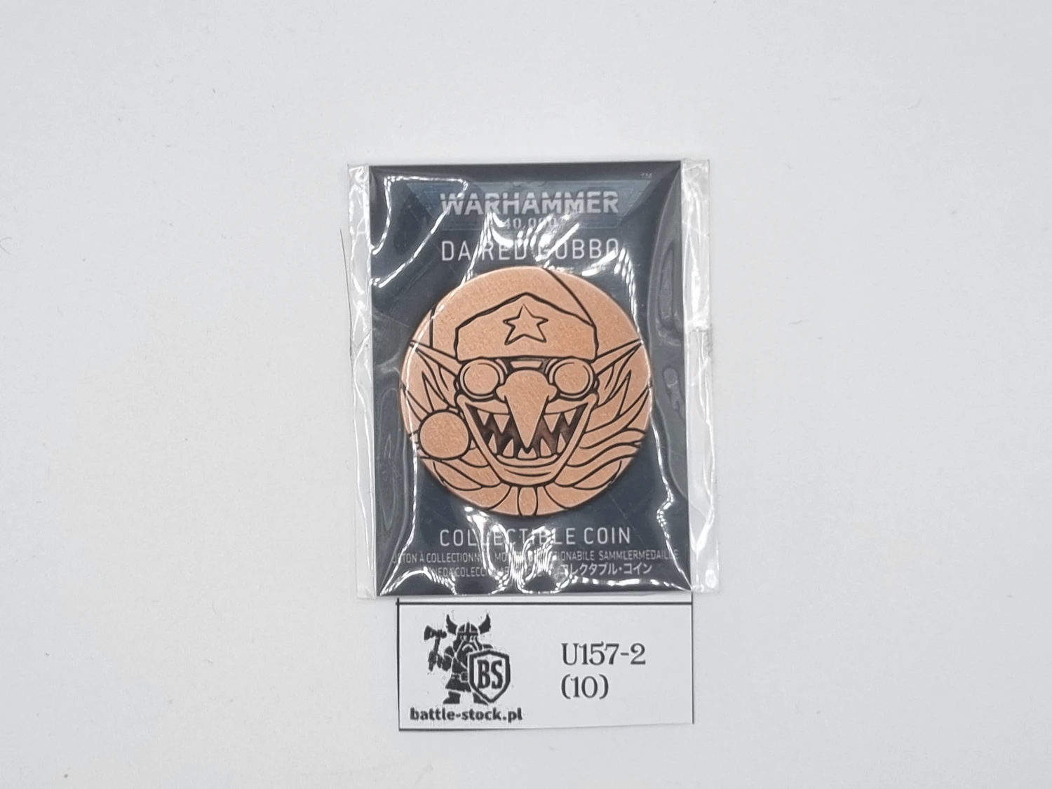 collectible coin warhammer Da red Gobbo