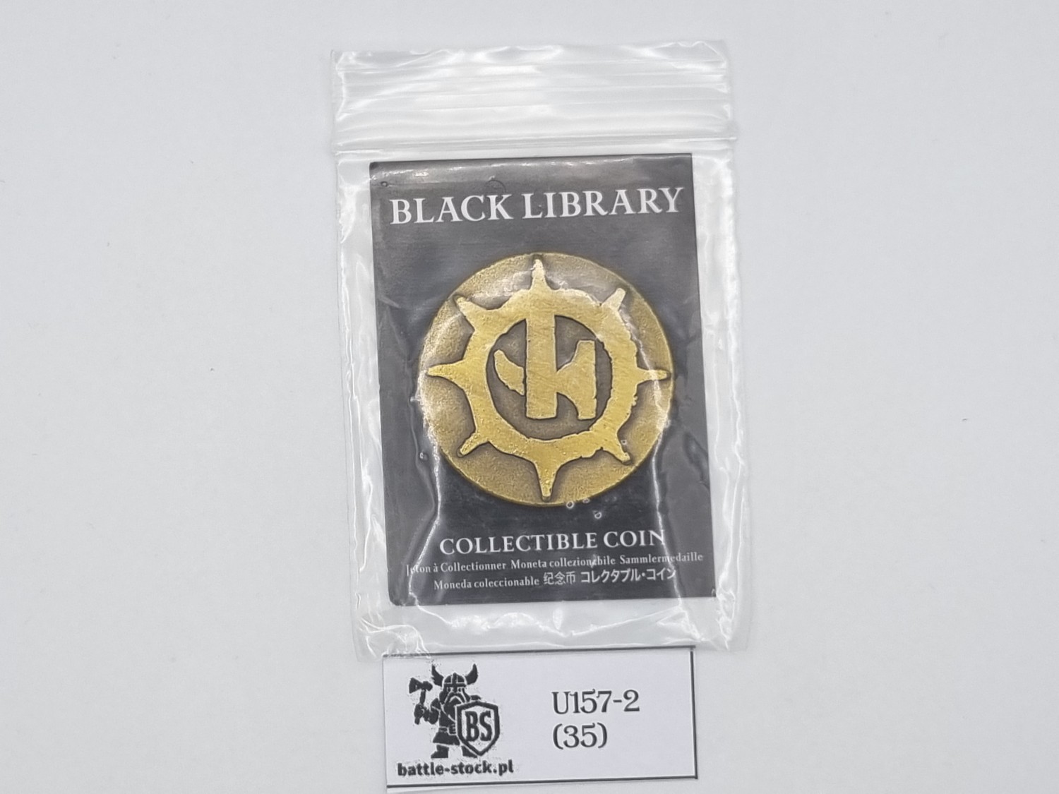 collectible coin warhammer black library