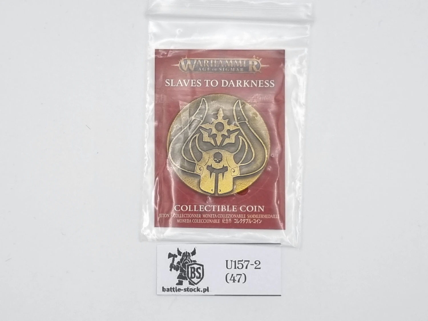 collectible coin warhammer slaves to darkness