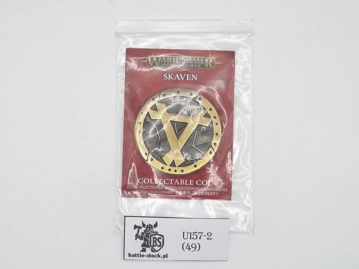 collectible coin warhammer skaven