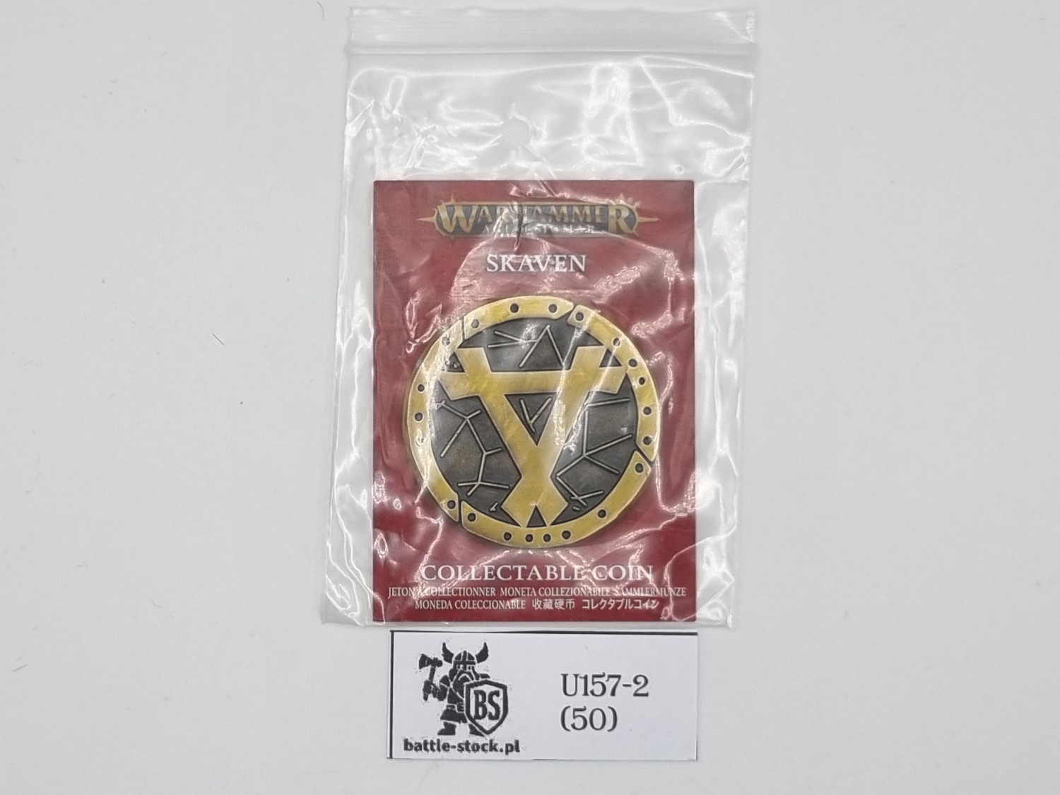 collectible coin warhammer skaven
