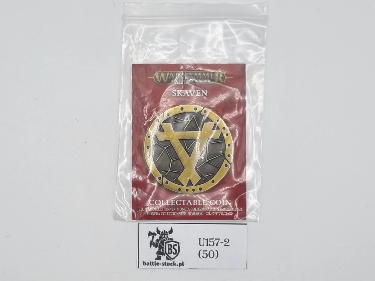 collectible coin warhammer skaven