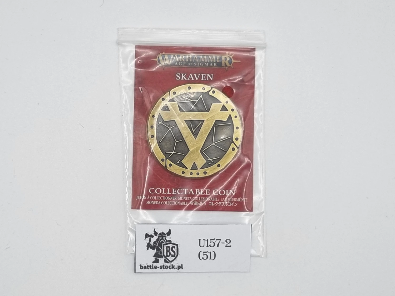 collectible coin warhammer skaven