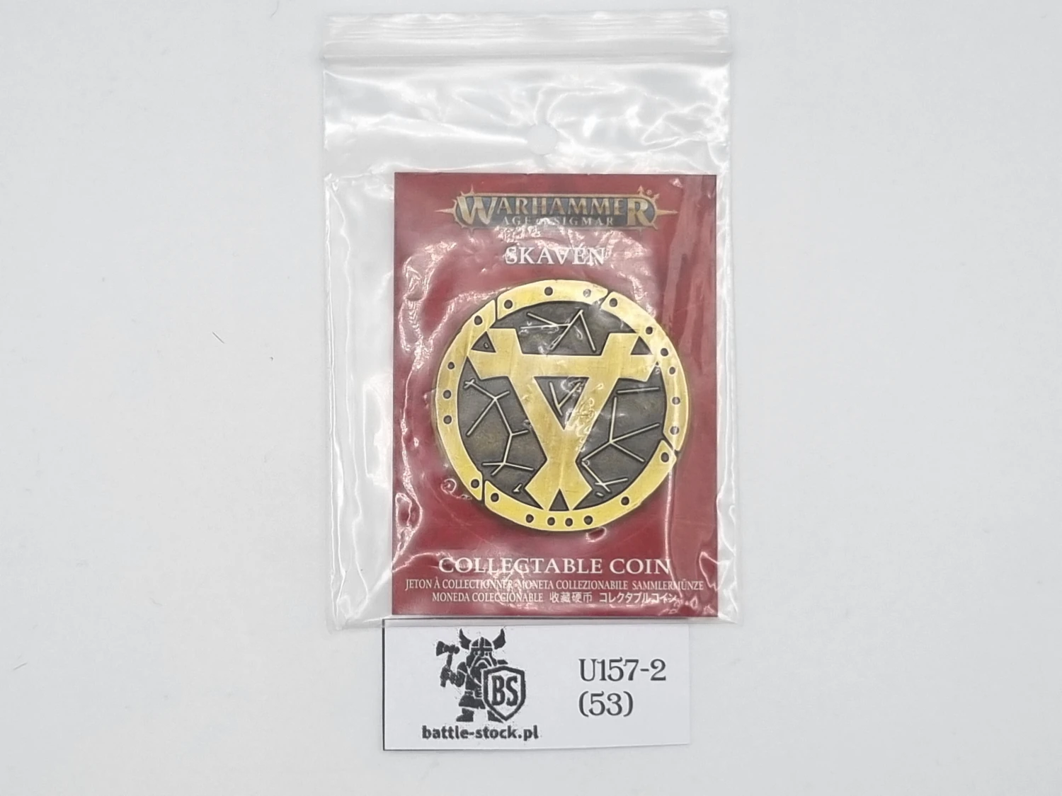 collectible coin warhammer skaven
