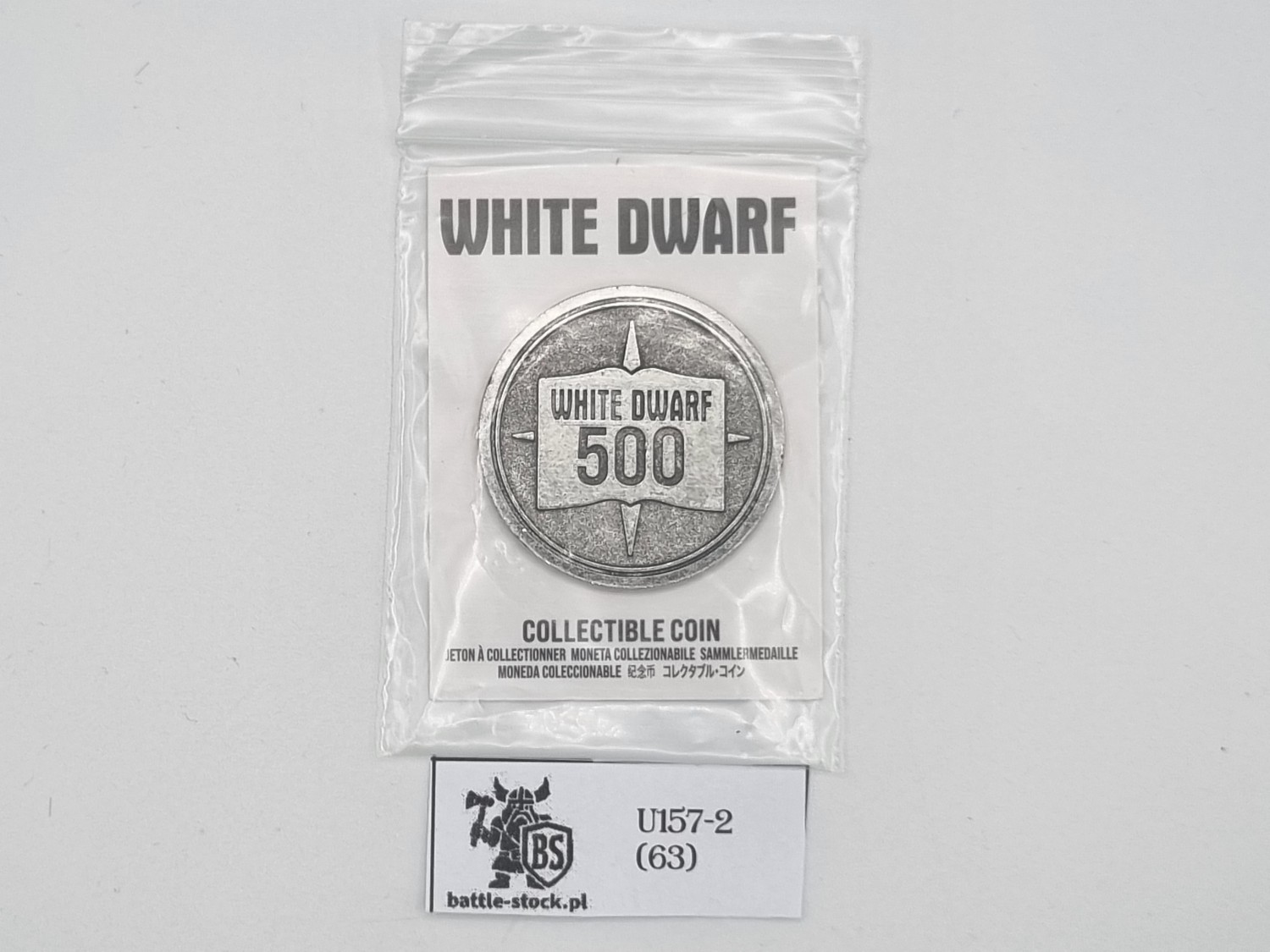 collectible coin warhammer white dwarf