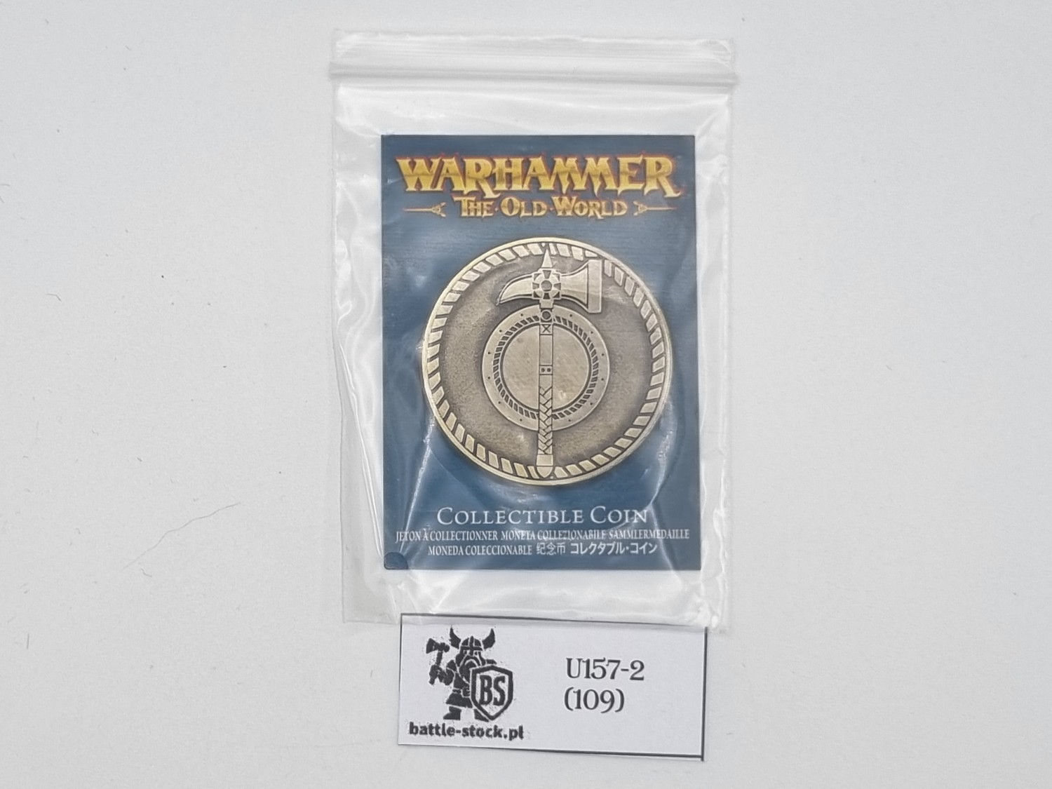 collectible coin warhammer the old world