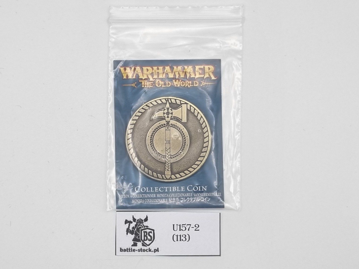 collectible coin warhammer the old world