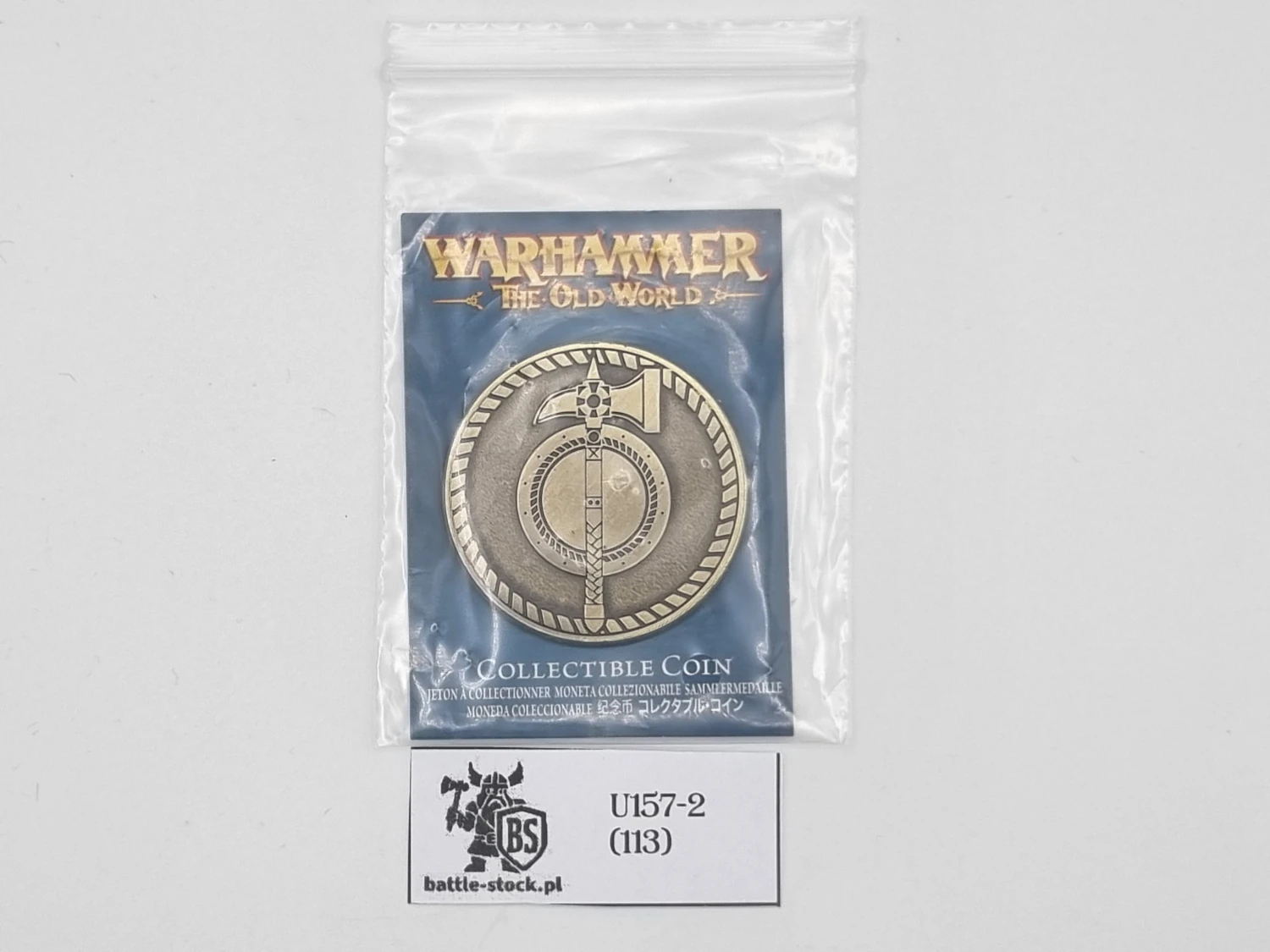 collectible coin warhammer the old world