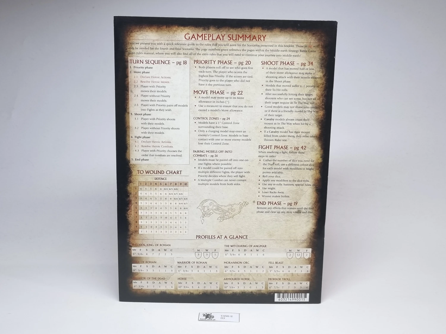 battles of pelennor fields scenarios and profiles