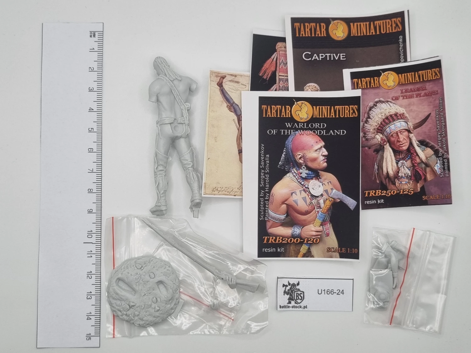 Tartar Miniatures (żywica) Cherokee Warrior