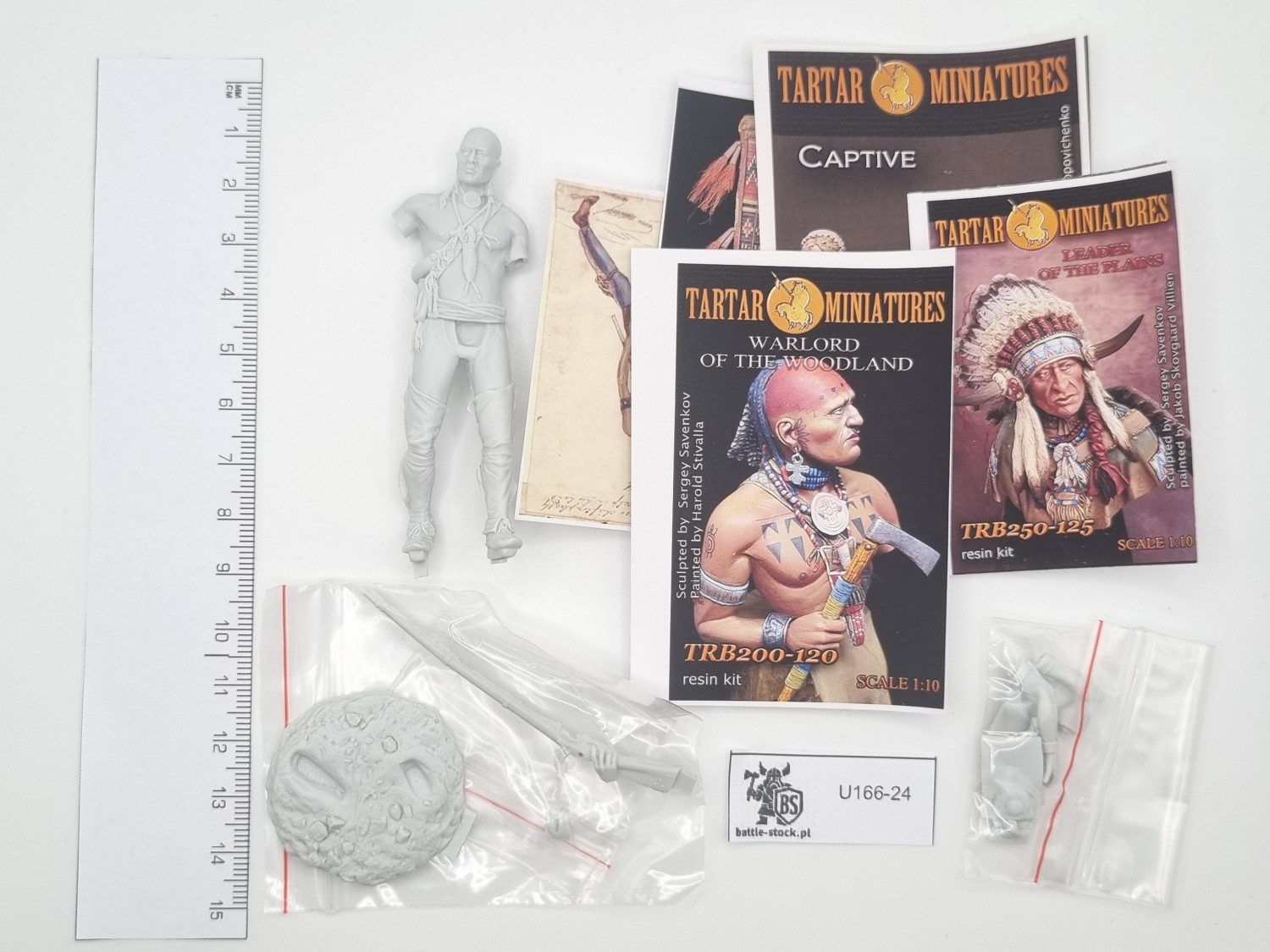 Tartar Miniatures (żywica) Cherokee Warrior