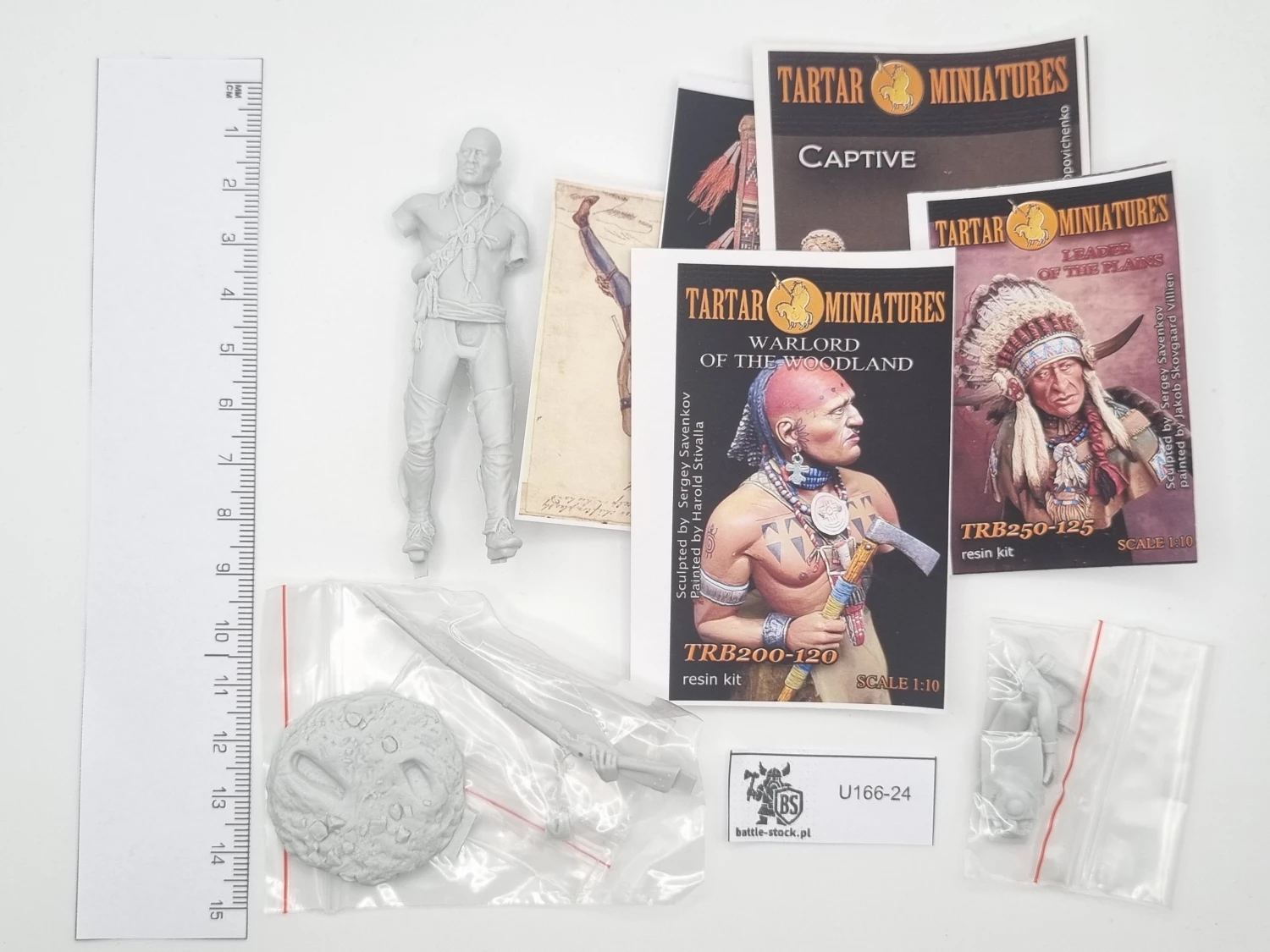 Tartar Miniatures (żywica) Cherokee Warrior
