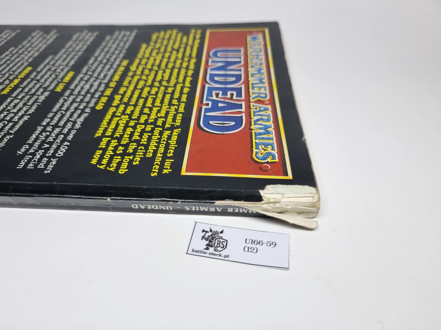 armybook undead uszkodzony