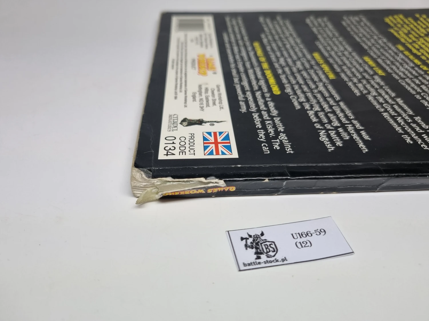 armybook undead uszkodzony
