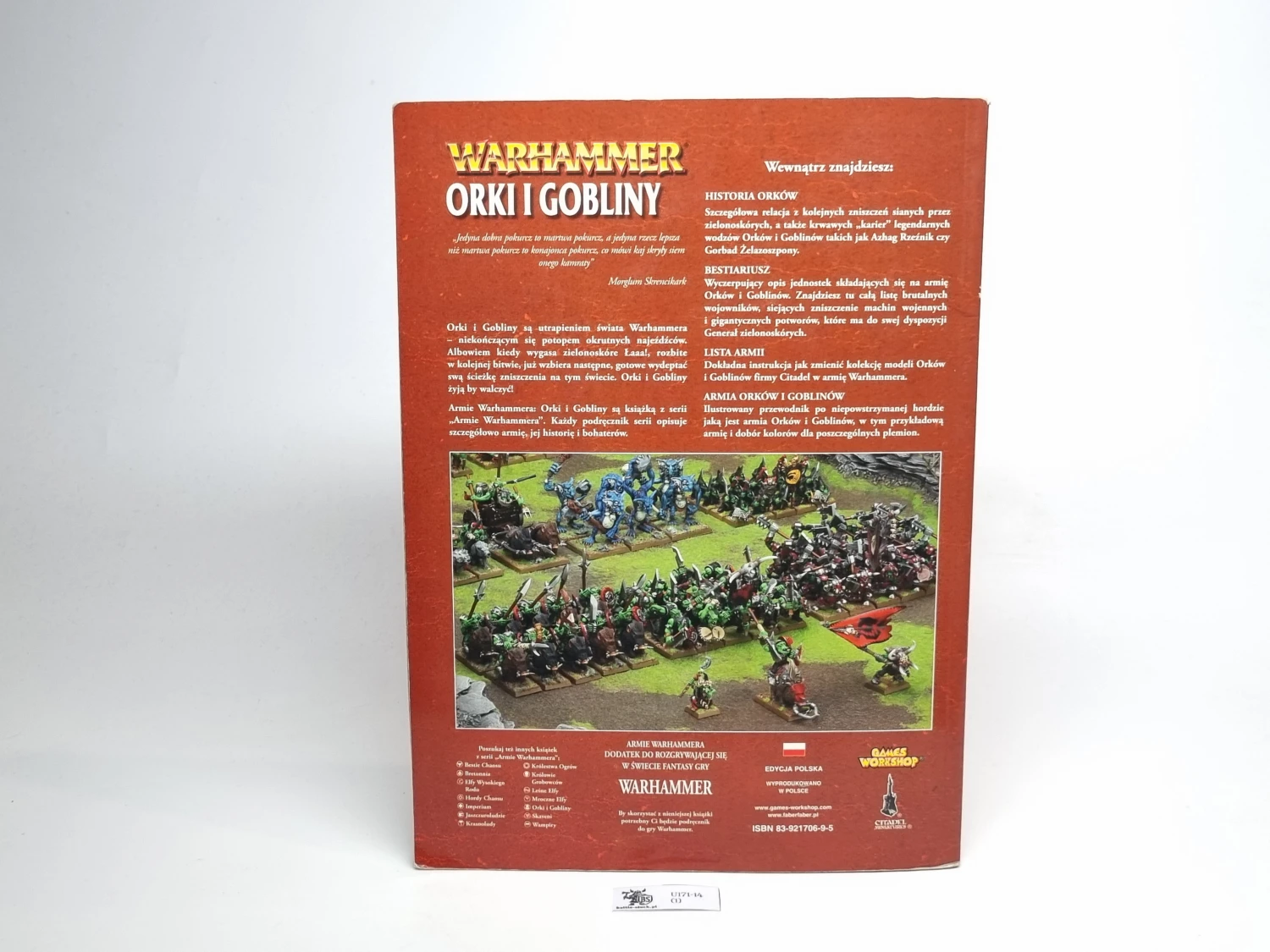 warhammer orki i gobliny PL książka armijna