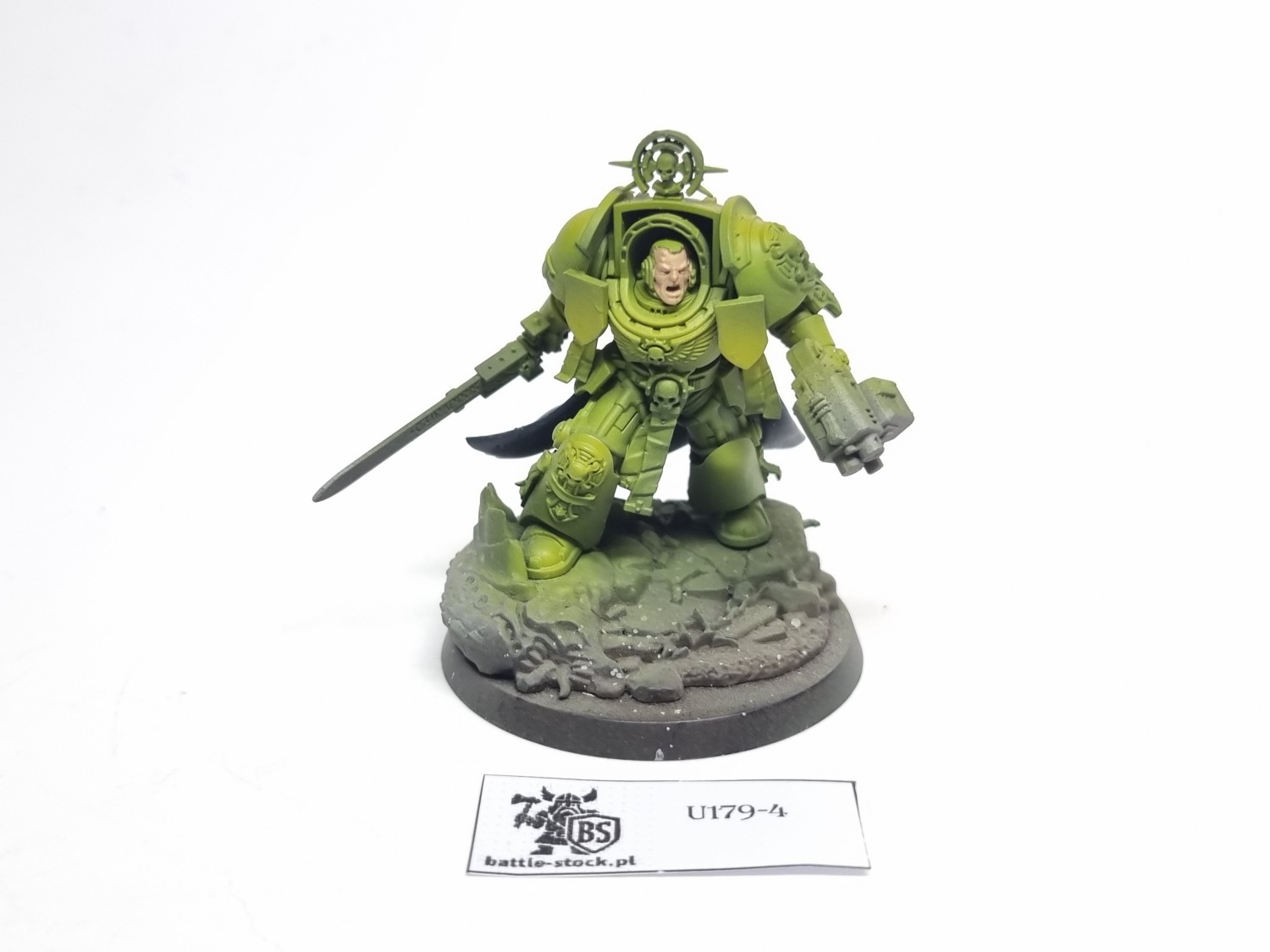 captain in terminator armour