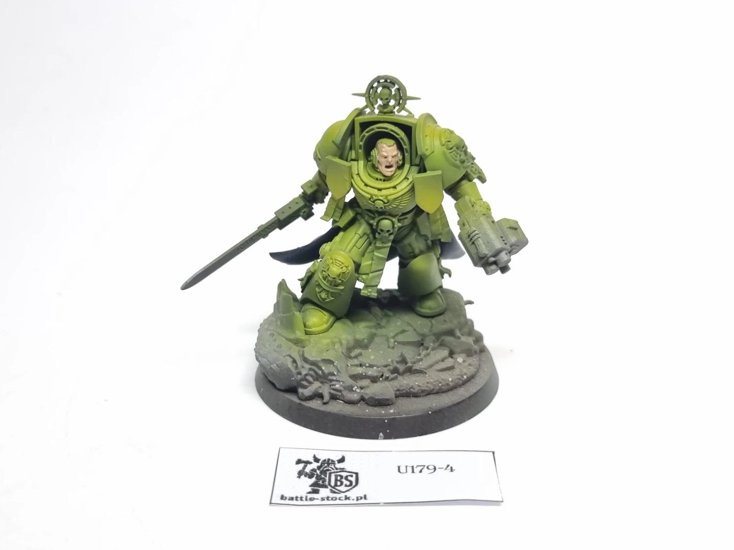 captain in terminator armour